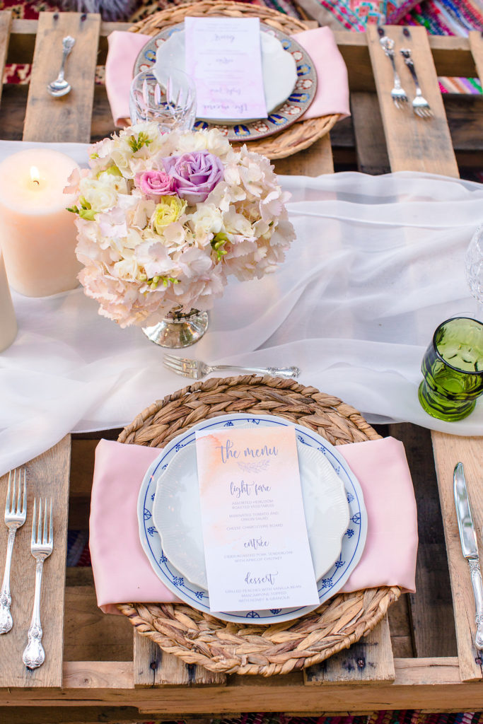 Boho Glam Table Decor