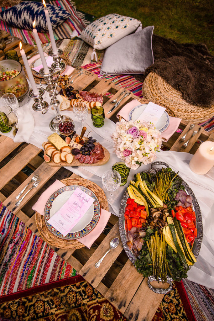 Boho Dinner Party Table Decor