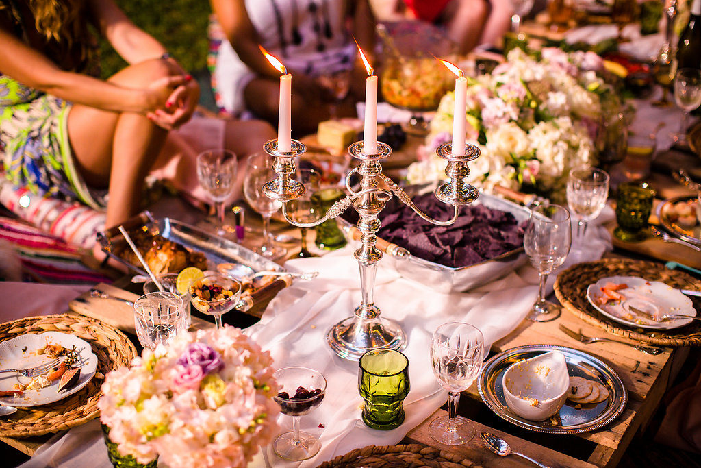 Bohemian Glam Summer Dinner Party