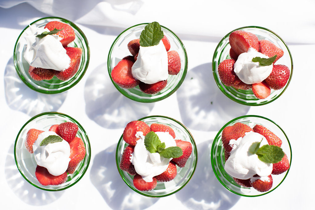 Wimbledon strawberries and cream