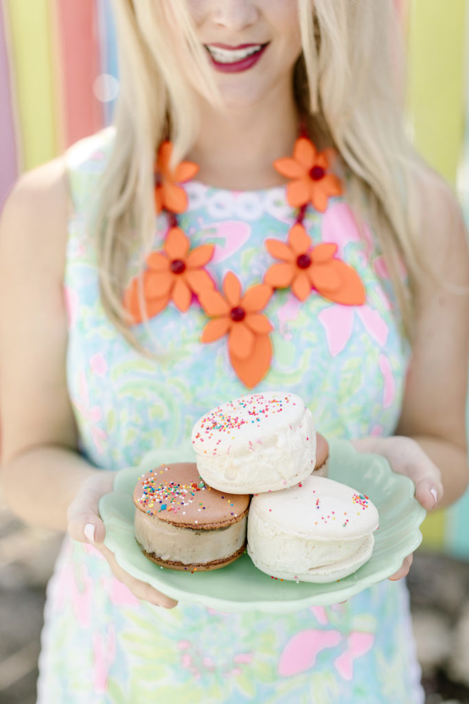 Macaron Ice Cream Sandwiches