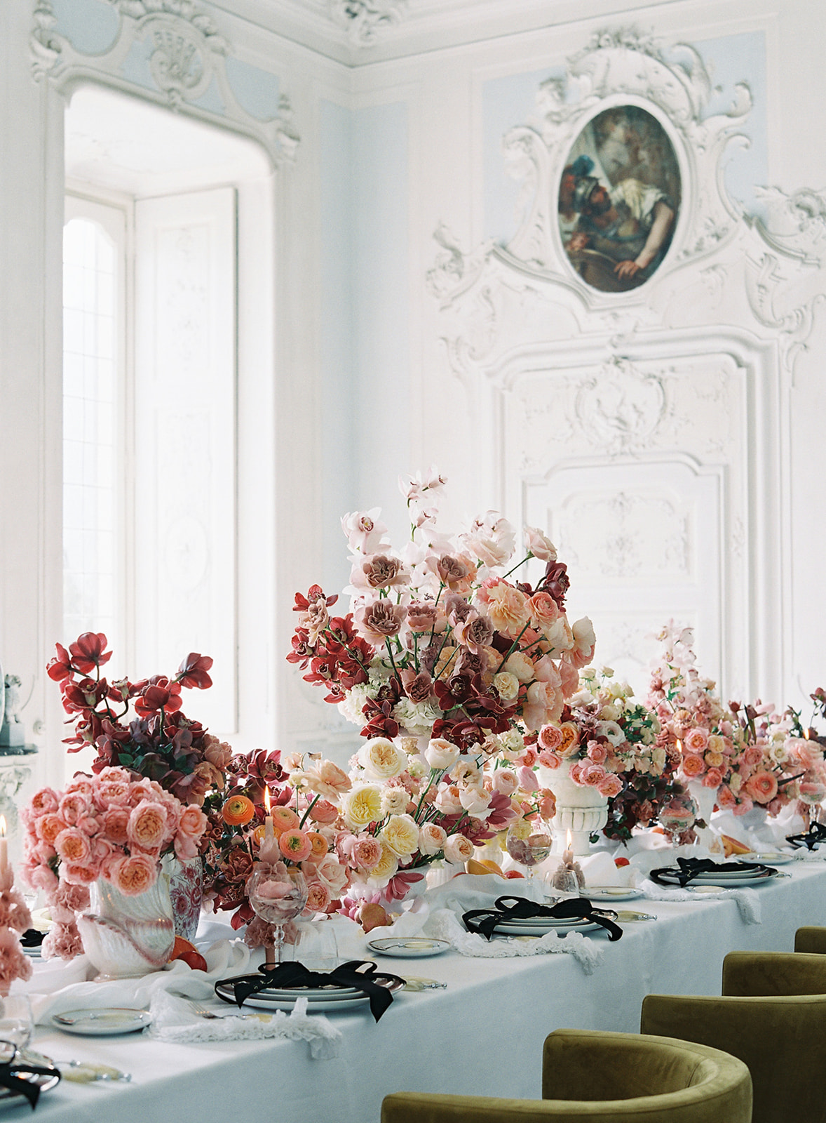 Wedding design at Villa Sola Cabiati on Lake Como