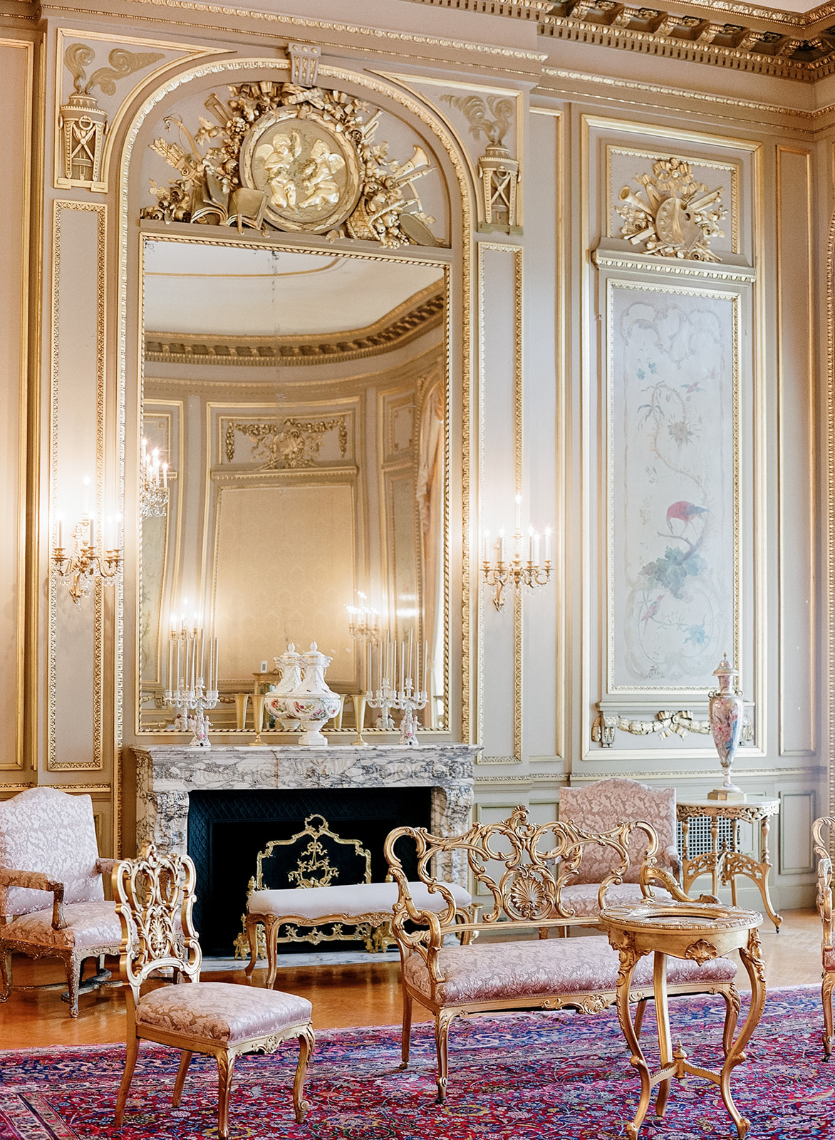 Grand Parlor Space inside European-style wedding venue The Perry Bemont House in Washington DC